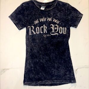 Official Queen (Band) Baby Tee, Size Small